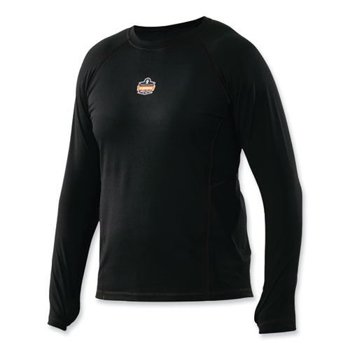 N-Ferno 6435 Midweight Long Sleeve Base Layer Shirt, 2X-Large, Black, Ships in 1-3 Business Days