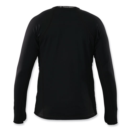 N-Ferno 6435 Midweight Long Sleeve Base Layer Shirt, 3X-Large, Black, Ships in 1-3 Business Days