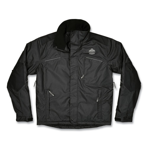 N-Ferno 6467 Winter Work Jacket with 300D Polyester Shell, Large, Black, Ships in 1-3 Business Days