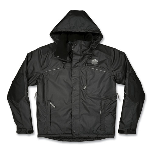 N-Ferno 6467 Winter Work Jacket with 300D Polyester Shell, X-Large, Black, Ships in 1-3 Business Days
