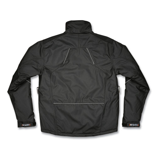 N-Ferno 6467 Winter Work Jacket with 300D Polyester Shell, 4X-Large, Black, Ships in 1-3 Business Days