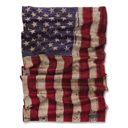 Chill-Its 6485 Multi-Band, Polyester, One Size Fits Most, American Flag, Ships in 1-3 Business Days