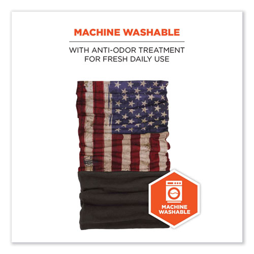 N-Ferno 6492 2-Piece Thermal Fleece + Poly Multi-Band, One Size Fits Most, American Flag, Ships in 1-3 Business Days