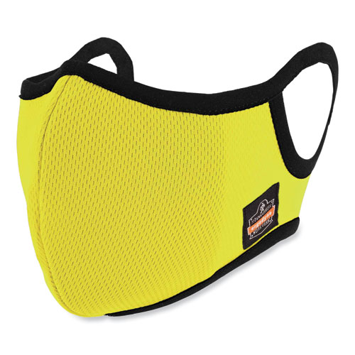 Skullerz 8802F(x) Contoured Face Mask + Filter, Large/X-Large, Lime, 120/Carton, Ships in 1-3 Business Days