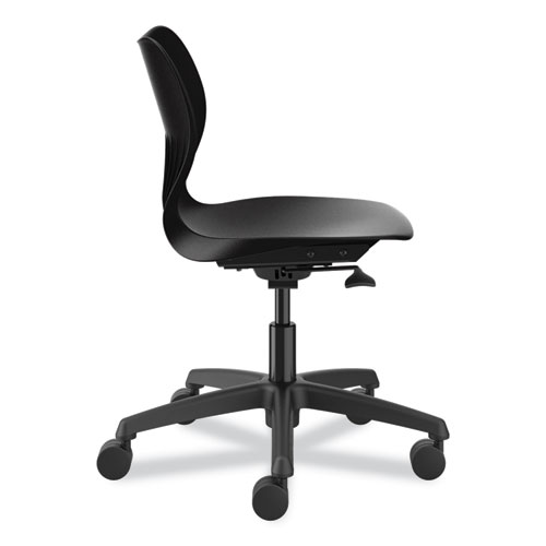 SmartLink Task Chair, Supports Up to 275 lb, 34.75" Seat Height, Onyx Seat, Onyx Back, Black Base