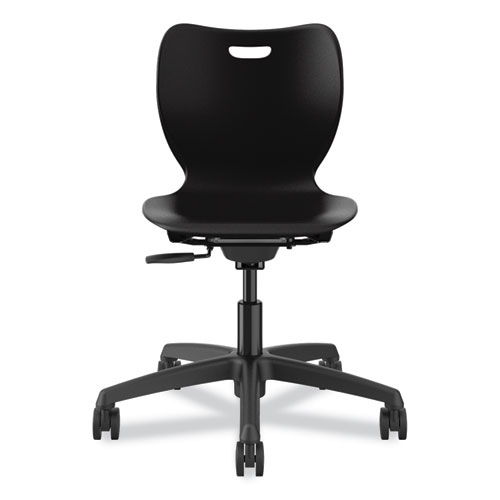 SmartLink Task Chair, Supports Up to 275 lb, 34.75" Seat Height, Onyx Seat, Onyx Back, Black Base