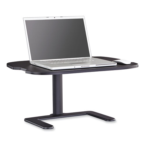 Image of Safco® Stance Height-Adjustable Laptop Stand, 26.9 X 18 X 1.25 To 15.75, Black, Supports 15 Lbs, Ships In 1-3 Business Days