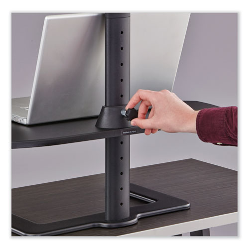 Stance Height-Adjustable Laptop Stand, 26.9 x 18 x 1.25 to 15.75, Black, Supports 15 lbs, Ships in 1-3 Business Days