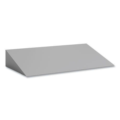 Safco® Triple Sloped Metal Locker Hood Addition, 36W X 18D X 6H, Gray, Ships In 1-3 Business Days