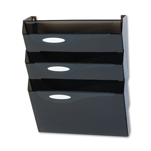 Classic Hot File Wall File Systems, Letter, Three Pockets, Smoke