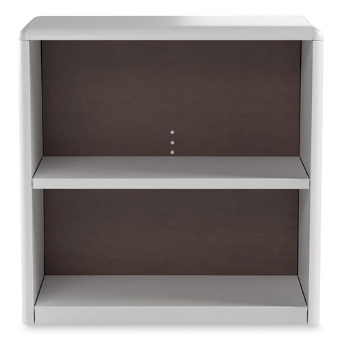 Image of Safco® Valuemate Economy Bookcase, Two-Shelf, 31.75W X 13.5D X 28H, Gray, Ships In 1-3 Business Days