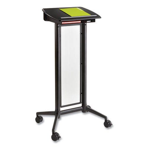 Image of Safco® Impromptu Lectern, 26.5 X 18.75 X 46.5, Black, Ships In 1-3 Business Days
