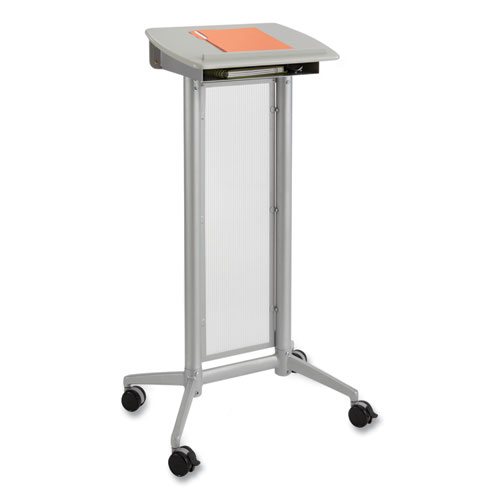 Image of Safco® Impromptu Lectern, 26.5 X 18.75 X 46.5, Gray, Ships In 1-3 Business Days
