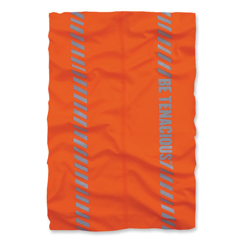 Chill-Its 6487R Reflective Cooling Multi-Band, Polyester/Spandex, One Size Fit Most, HiVis Orange, Ships in 1-3 Business Days