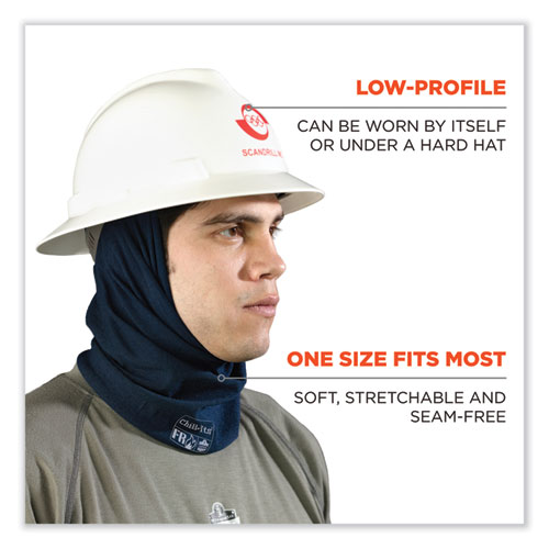 Chill-Its 6486 FR Multi-Band, Nomex, One Size Fits Most, Navy, Ships in 1-3 Business Days