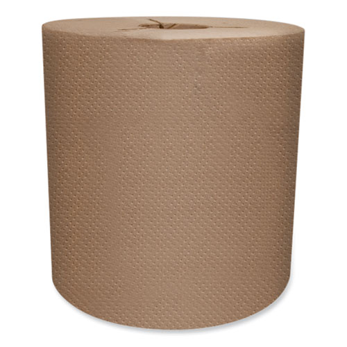 Image of Morcon Tissue Morsoft Controlled Towels, Y-Notch, 1-Ply, 8" X 800 Ft, Kraft, 6 Rolls/Carton