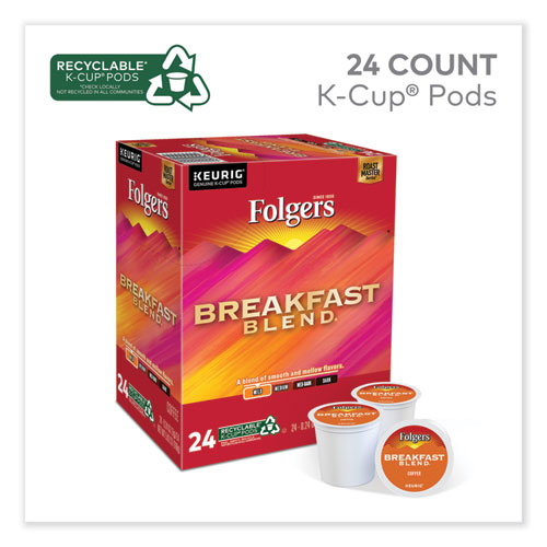 Breakfast Blend Coffee K-Cups, 24/Box
