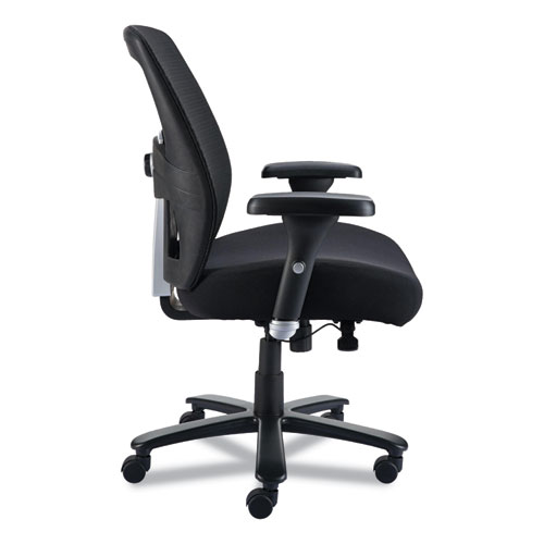 Image of Alera® Faseny Series Big And Tall Manager Chair, Supports Up To 400 Lbs, 17.48" To 21.73" Seat Height, Black Seat/Back/Base