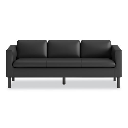 Parkwyn Series Sofa, 77w x 26.75d x 29h, Black