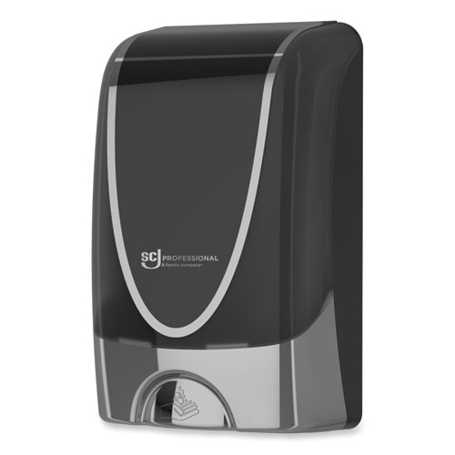 Image of Sc Johnson Professional® Touchfree Ultra Dispenser, 1.2 L, 6.7 X 4 X 10.9, Black/Chrome, 8/Carton