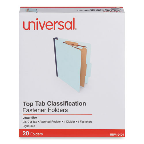 Four-Section Pressboard Classification Folders, 1.75