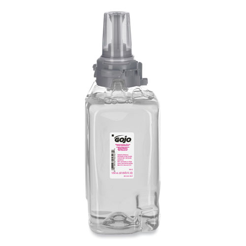 GOJO® Antibacterial Foam Hand Wash Refill, For ADX-12 Dispenser, Plum Scent, 1,250 mL Refill, 3/Carton