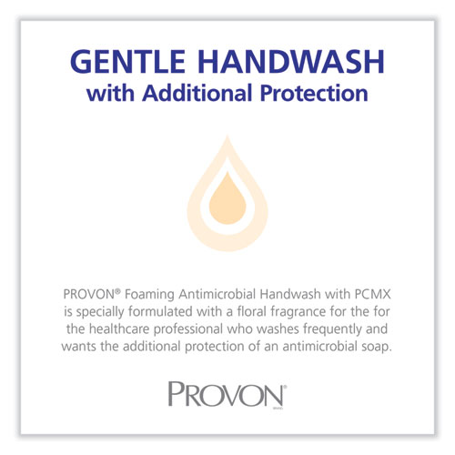 Image of Provon® Foaming Antimicrobial Handwash With Pcmx, For Ltx-12, Floral, 1,200 Ml Refill,  2/Carton