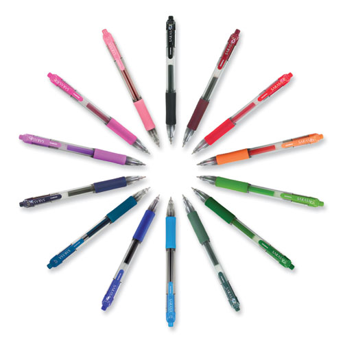 Sarasa Dry Gel X20 Gel Pen, Retractable, Medium 0.7 mm, Assorted Ink and Barrel Colors, 14/Pack