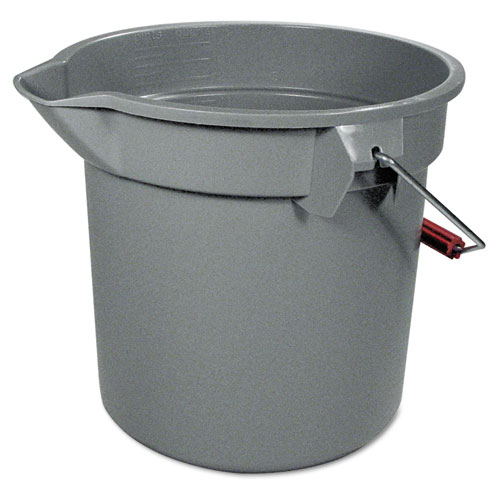 Rubbermaid Commercial 14 Quart Round Utility Bucket, 12" Diameter x 11