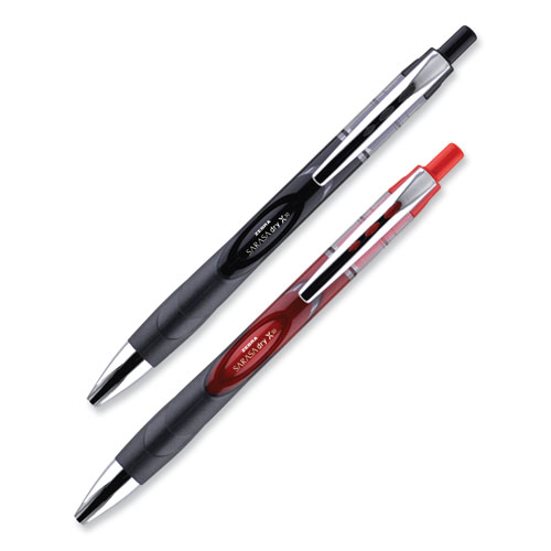 Image of Zebra® Sarasa Dry Gel X30 Gel Pen, Retractable, Medium 0.7 Mm, Black Ink, Black Barrel, 24/Pack