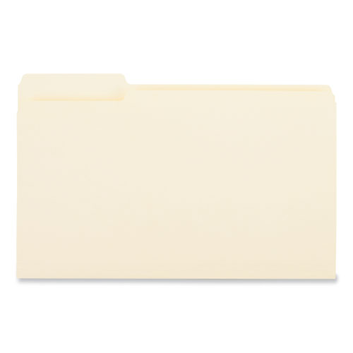 Image of Top Tab File Folders, 1/3-Cut Tabs: Left Position, Legal Size, 0.75" Expansion, Manila, 100/Box