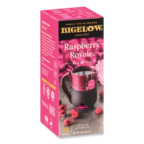Raspberry Black Tea, Raspberry, 0.34 lbs, 28/Box