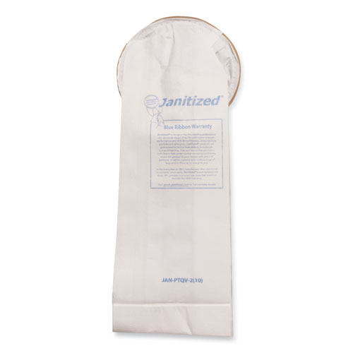 Image of Janitized® Vacuum Filter Bags Designed To Fit Proteam 6 Qt Quartervac, 100/Carton