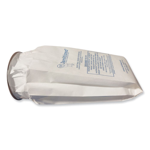 Image of Janitized® Vacuum Filter Bags Designed To Fit Proteam 6 Qt Quartervac, 100/Carton