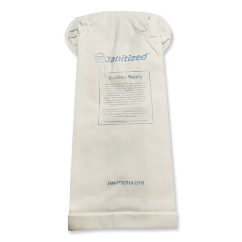 Image of Janitized® Vacuum Filter Bags Designed To Fit Proteam Super Coach Pro 10, 100/Carton