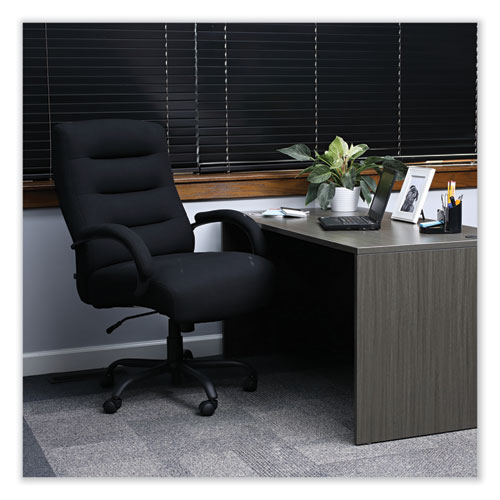 Image of Alera® Kesson Series Big/Tall Office Chair, Supports Up To 450 Lb, 21.5" To 25.4" Seat Height, Black