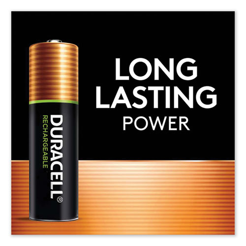 Image of Duracell® Rechargeable Staycharged Nimh Batteries, Aaa, 2/Pack