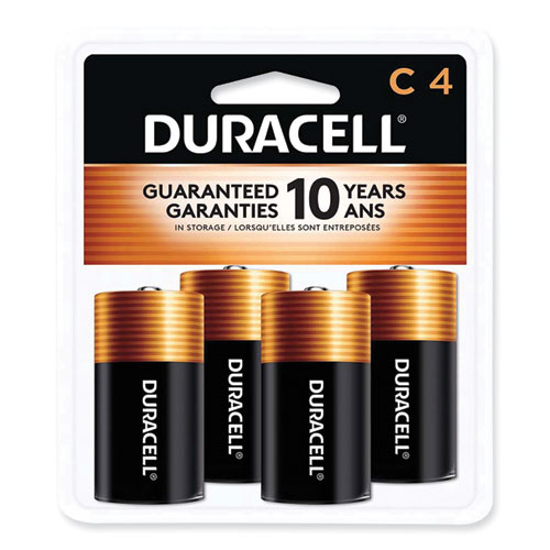 Image of Duracell® Coppertop Alkaline C Batteries, 4/Pack