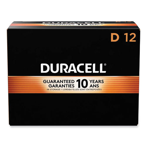 Image of Duracell® Coppertop Alkaline D Batteries, 12/Box