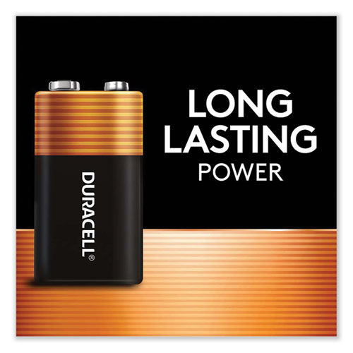 Image of Duracell® Coppertop Alkaline 9V Batteries, 2/Pack
