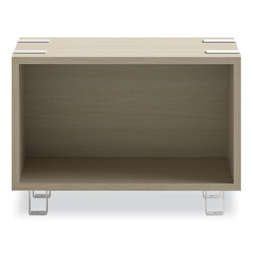 Ready Home Office Large Stackable Storage, 1-Shelf, 24w x 12d x 17.25h, Beige/White, Ships in 1-3 Business Days