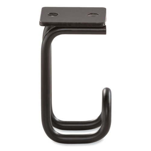 Image of Safco® Table Hooks, 1.25 X 1.75 X 3.25, Black, 6/Pack, Ships In 1-3 Business Days