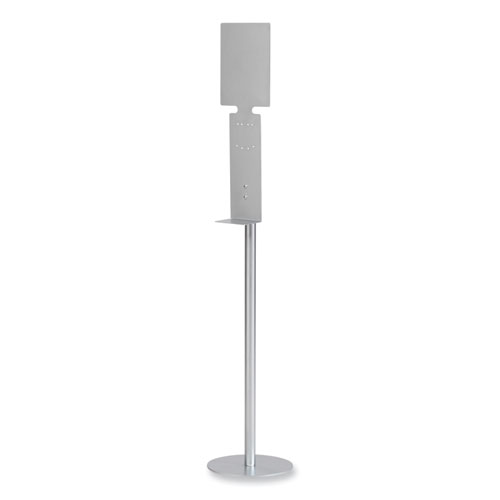 Hand Sanitizer Stand, 61.25 x 12 x 12, Silver, Ships in 1-3 Business Days