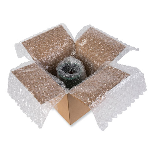 Image of Bubble Packaging, 0.5" Thick, 12" x 30 ft, Perforated Every 12", Clear, 6/Carton