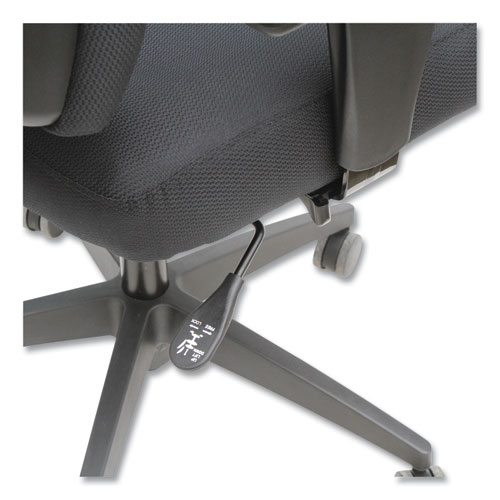Image of Alera® Wrigley Series High Performance Mid-Back Synchro-Tilt Task Chair, Supports 275 Lb, 17.91" To 21.88" Seat Height, Black