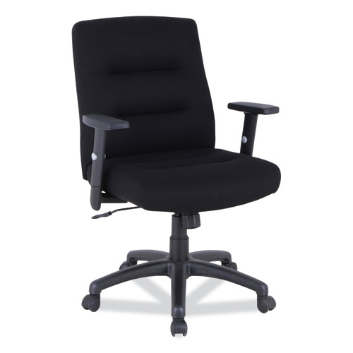 Image of Alera Kesson Series Petite Office Chair, Supports Up to 300 lb, 17.71" to 21.65" Seat Height, Black