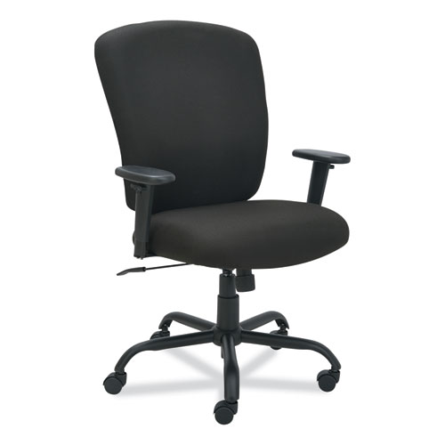 Alera® Mota Series Big And Tall Chair, Supports Up To 450 Lb, 19.68" To 23.22" Seat Height, Black