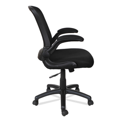 Image of Alera® Eb-E Series Swivel/Tilt Mid-Back Mesh Chair, Supports Up To 275 Lb, 18.11" To 22.04" Seat Height, Black