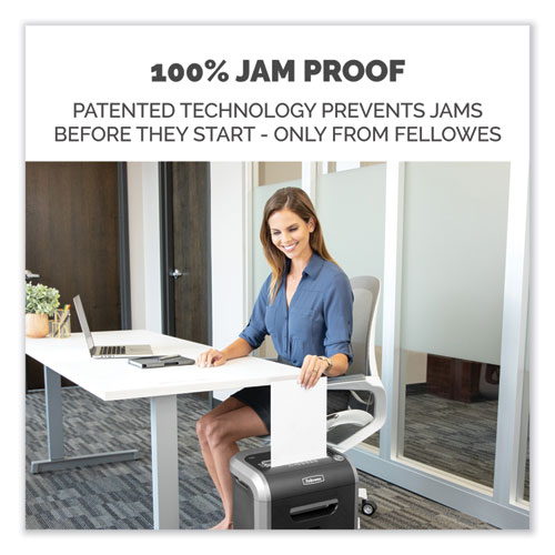 Image of Fellowes® Powershred 79Ci 100% Jam Proof Cross-Cut Shredder, 16 Manual Sheet Capacity