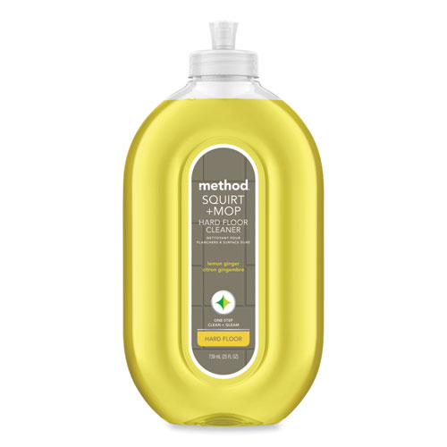 Method® Squirt + Mop Hard Floor Cleaner, 25 Oz Spray Bottle, Lemon Ginger Scent